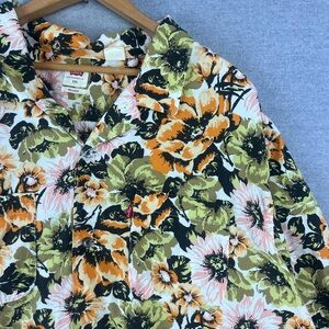 LEVI'S Classic Camper Shirt Floral Pattern Eggnog Men’s XXL Hawaiian